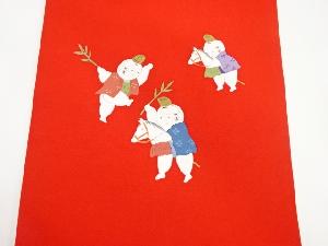 塩瀬手描き御所人形模様名古屋帯 | 宗 sou::お茶道具・着物のお店